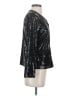 Vince Camuto Metallic Black Jacket Size 4 - photo 4
