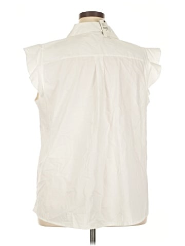 Lane Bryant Sleeveless Button-Down Shirt (view 2)