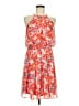 Eliza J 100% Polyester Floral Orange Cocktail Dress Size 6 - photo 1