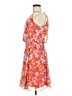 Eliza J 100% Polyester Floral Orange Cocktail Dress Size 6 - photo 5