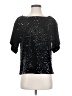 Ann Taylor Black Short Sleeve Blouse Size S - photo 1