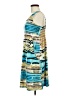Neesha Graphic Teal Casual Dress Size Med - Lg - photo 5