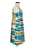 Neesha Graphic Teal Casual Dress Size Med - Lg - photo 4