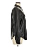 BCBGMAXAZRIA 100% Polyurethane Black Long Sleeve Blouse Size M - photo 4