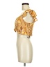 Volcom 100% Viscose Gold Sleeveless Blouse Size M - photo 5