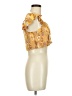 Volcom 100% Viscose Gold Sleeveless Blouse Size M - photo 4