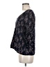 Solitaire 100% Rayon Black 3/4 Sleeve Blouse Size M - photo 5