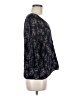 Solitaire 100% Rayon Black 3/4 Sleeve Blouse Size M - photo 4