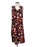 CAbi 100% Polyester Print Black Casual Dress Size S - photo 1