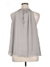 H&M 100% Polyester Gray Sleeveless Blouse Size XL - photo 2
