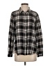 Hem & Thread Plaid Gray Long Sleeve Button-Down Shirt Size S - photo 1