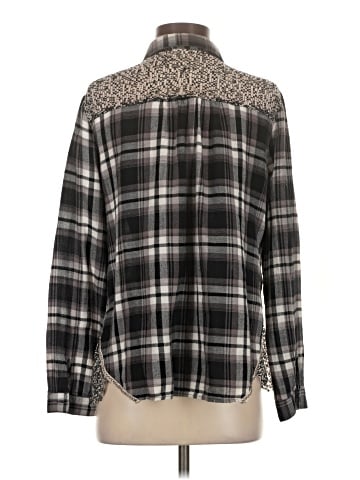 Hem & Thread Long Sleeve Button-Down Shirt (view 2)