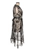 Mixit 100% Polyester Paisley Gray Cocktail Dress Size 12 - photo 4