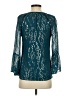 Lilly Pulitzer 100% Polyester Teal 3/4 Sleeve Blouse Size XXS - photo 2
