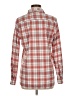 Garnet Hill 100% Cotton Plaid Red Long Sleeve Blouse Size 8 - photo 2
