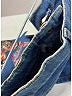 Valentino Graphic Blue Denim Shorts Size 24 waist - photo 5