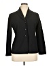 Larry Levine 100% Polyester Black Blazer Size 14 (petite) - photo 1