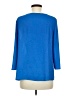 Express 100% Polyester Blue 3/4 Sleeve Blouse Size M - photo 2