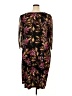 Connected Apparel Print Brown Cocktail Dress Size 24W - photo 2