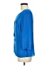 Express 100% Polyester Blue 3/4 Sleeve Blouse Size M - photo 5