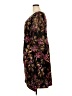 Connected Apparel Print Brown Cocktail Dress Size 24W - photo 5