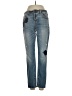 Gap Hearts Blue Jeans Size 27 waist - photo 1