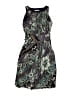 BGN Paisley Gray Purple Cocktail Dress Size 2 - photo 1