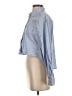 Jason Wu Polka Dots Blue Long Sleeve Blouse Size XS - photo 5