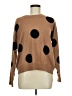 T Tahari Polka Dots Brown Pullover Sweater Size M - photo 1