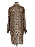 Unbranded 100% Viscose Animal Print Brown Kimono Size M - photo 2
