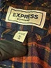 Express Plaid Brown Long Sleeve Button-Down Shirt Size M - photo 7