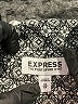 Express 100% Polyester Gray Long Sleeve Blouse Size XS - photo 7