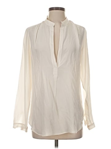 Fifteen Twenty Long Sleeve Silk Top (view 1)