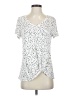 Nine Britton White Short Sleeve Top Size S - photo 1