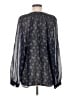 Vince. 100% Silk Gray Long Sleeve Silk Top Size M - photo 2