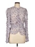 Zara Gray Long Sleeve Blouse Size L - photo 1