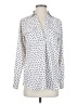 Ann Taylor Polka Dots White Long Sleeve Blouse Size XS - photo 1