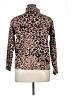 Tahari Animal Print Brown Turtleneck Sweater Size XL - photo 2
