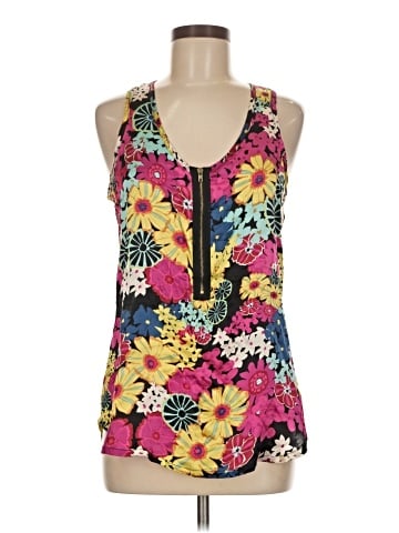 ...Trinity Sleeveless Silk Top (view 1)