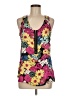 ...Trinity 100% Silk Pink Sleeveless Silk Top Size M - photo 1