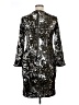 Tahari 100% Polyester Metallic Silver Cocktail Dress Size 16 - photo 2
