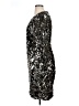 Tahari 100% Polyester Metallic Silver Cocktail Dress Size 16 - photo 5