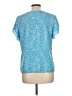 Shein 100% Polyester Blue Short Sleeve Blouse Size L - photo 2