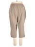 Catherines Solid Tan Casual Pants Size 2X - photo 2
