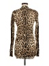 Ellison Animal Print Brown Cardigan Size M - photo 2