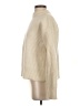 Janessa Leone 100% Wool Solid Ivory Cardigan Size S - photo 5