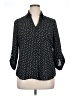 Iz Byer 100% Polyester Polka Dots Black 3/4 Sleeve Blouse Size XL - photo 1