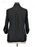 Iz Byer 100% Polyester Polka Dots Black 3/4 Sleeve Blouse Size XL - photo 2