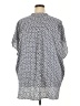 Lane Bryant 100% Polyester Polka Dots Silver Kimono Size 26 - 28 Plus - photo 2