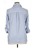 Iz Byer 100% Polyester Stripes Blue 3/4 Sleeve Blouse Size XL - photo 2